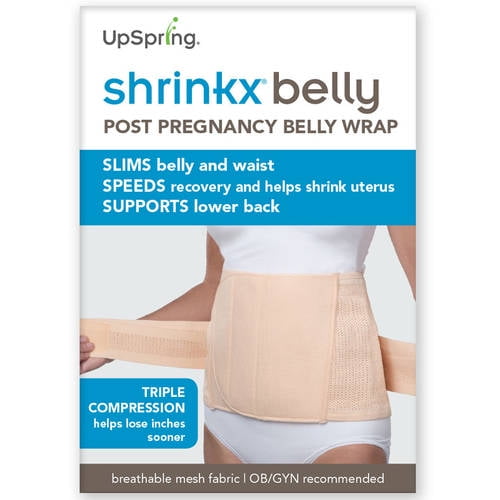 Shrinkx Belly Post Pregnancy Belly Wrap, Postpartum Belt, Nude, L/XL