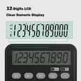 thumbnail image 4 of Calculadora BáSica con Bloc de Notas Calculadora de Escritorio con Pantalla de 12 DíGitos y Tableta de Escritura Calculadora PortáTil, 4 of 5
