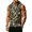 U2-Yellow, variant on Havenx Men's Hooded Tank Tops Sleeveless Drawstring Hoodie with Pockets Camouflage Print Shirt Workout Bodybuilding Athletic Gym Sports Muscle Streetwear,Green L