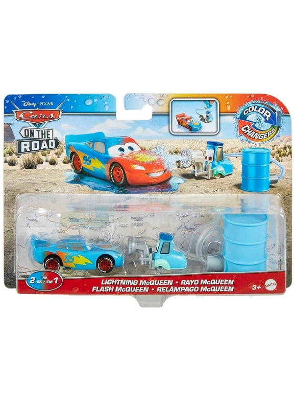 Disney / Pixar Cars on the Road Lightning McQueen Diecast Car (with Guido)