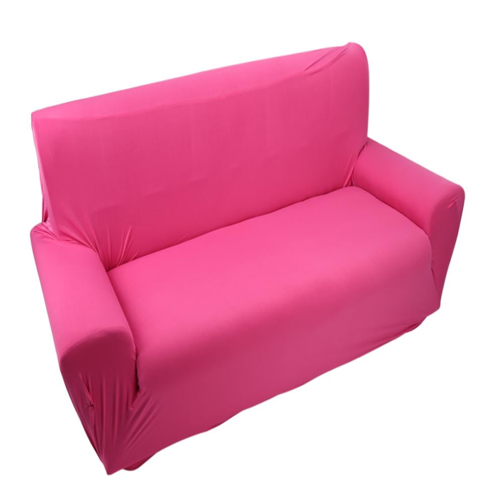 Herwey Sofa Slipcover, 2 Seater Polyester Loveseat Sofa Couch Stretch Protect Cover Elastic