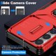 thumbnail image 2 of Funda para GANGXUN Samsung Galaxy S25 Ultra - Soporte metálico, Función magnética, Rojo, 2 of 6