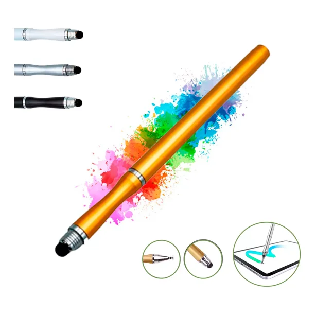 Stylus Dorado Lapiz Optico Pluma Punta Disco Celular Tableta