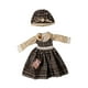 thumbnail image 5 of Vestido para muñeca BJD 1/6 12 pulgadas Falda de muñeca de niña Regalo de Navidad hecho a mano Fácil de Estilo A, 5 of 9