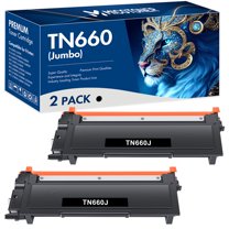 MICOTONER Compatible Toner Cartridge for Brother TN-660 TN 660 HL-L2300D L2305W L2315DW, DCP-L2500D L2520DW, MFC-L2700DW L2707DW L2720DW High Yield Printer Ink (Black 2-Pack)