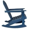 thumbnail image 3 of Afuera Living Traditional Plastic Outdoor Rocking Chair in Navy Blue, 3 of 6