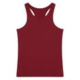 thumbnail image 2 of JanJean Men's Gym Tank Top Athletic Stringer Muscle Tops Ribbed Knit Vest Sleeveless Workout Bodybuilding T-Shirt Red M, 2 of 3