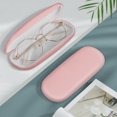 thumbnail image 2 of Fintie Hard Shell Eyeglasses Case, Portable Protective Glasses Cover Eyeglass Holder Box with Cleaning Cloth for Men Women (Rose Gold), 2 of 14
