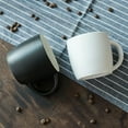 thumbnail image 5 of Black Mug, Novelty Coffee Mugs, Ceramic Cup 330 ML 11.2 OZ, (B, Black), 5 of 15