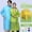 Green, variant on Long Raincoats for Women Men Lightweight Solid Color Waterproof Button Down Rain Poncho with Pockets Windbreaker Rain Jacket for Hiking Traveling Drifting Blue
