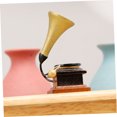 thumbnail image 4 of BESTYASH Modèle de Phonographe Rétro Décoration Mini Phonographe Plastique 1Pcs, 4 of 8