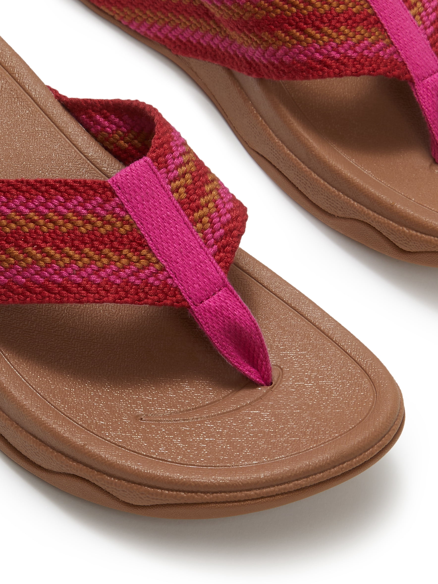 Fitflop Women's Surfa Stripe-Webbing Toe-Post Sandals