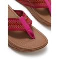 thumbnail image 6 of Fitflop Women's Surfa Stripe-Webbing Toe-Post Sandals, 6 of 7