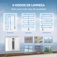 thumbnail image 4 of INSE WA9 PRO Robot Limpiador de Ventanas Blanco – 4 Aspersores de Agua, Succión de 2600Pa, Modos Inteligentes N/Z/ZN, Control Remoto y Batería de Respaldo de 20min, para Cristales Domésticos, 4 of 9