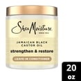 thumbnail image 4 of (2 pack) SheaMoisture Leave In Conditioner For Hair Jamaican Black Castor Oil To Soften and Detangle Hair, 20 oz, 4 of 11