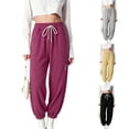 thumbnail image 2 of LRen Girls Sweatpants Wide Leg Kids Elastic High Waisted Baggy Casual Y2k Solid Color Loose-Fit Joggers with Pockets Trendy Streetwear Trackpants Girls Sweatpants Joggers, 2 of 5