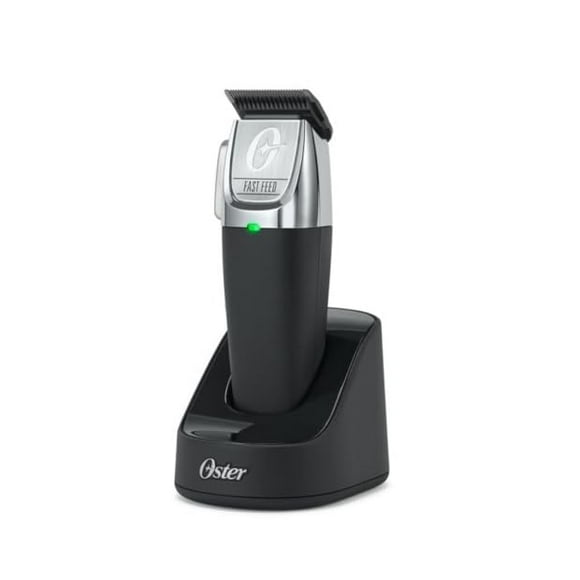 Oster Professional Fast Feed Cordless Clipper Black, Clippers Ideal for Cutting and Fading All Hair Types, Including Thick, Thin, Tangled, Wet, or Dry