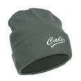 thumbnail image 4 of Cali Embroidered Big Size Beanie - Grey XL-3XL, 4 of 5