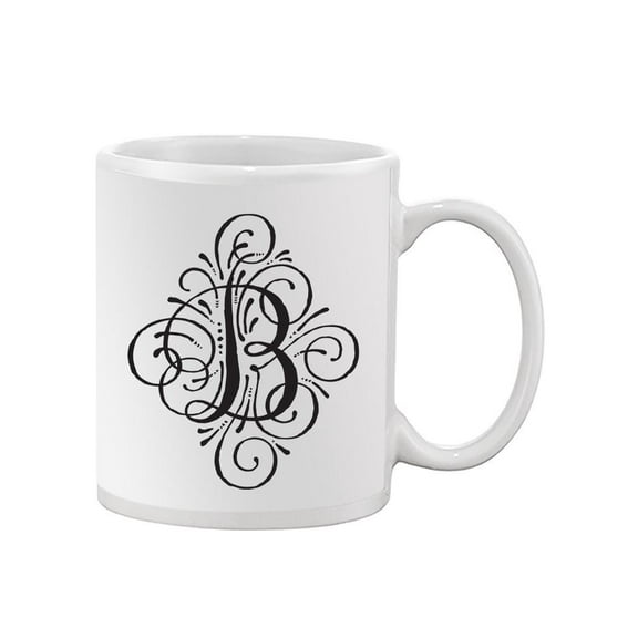 Abstract Letter B Design Mug Unisex's -Image by Shutterstock