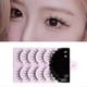 thumbnail image 2 of 10 Pairs Extension False Eyelashes, Japanese Style Makeup Cosplay Eyelashes, Masquerade Party Eyelashes, Fake Eyelashes Natural Look, 2 of 4