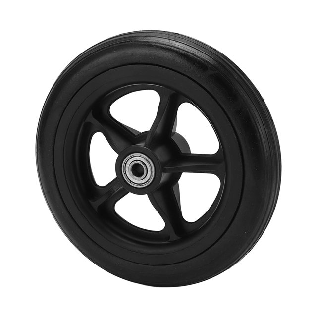 Remplacement de Roue de Marcheur, Roue de Fauteuil Roulant 163 mm Roue de Fauteuil Roulant en PU Roue de Fauteuil Roulant Remplacement de Roue Performance Finement Réglée