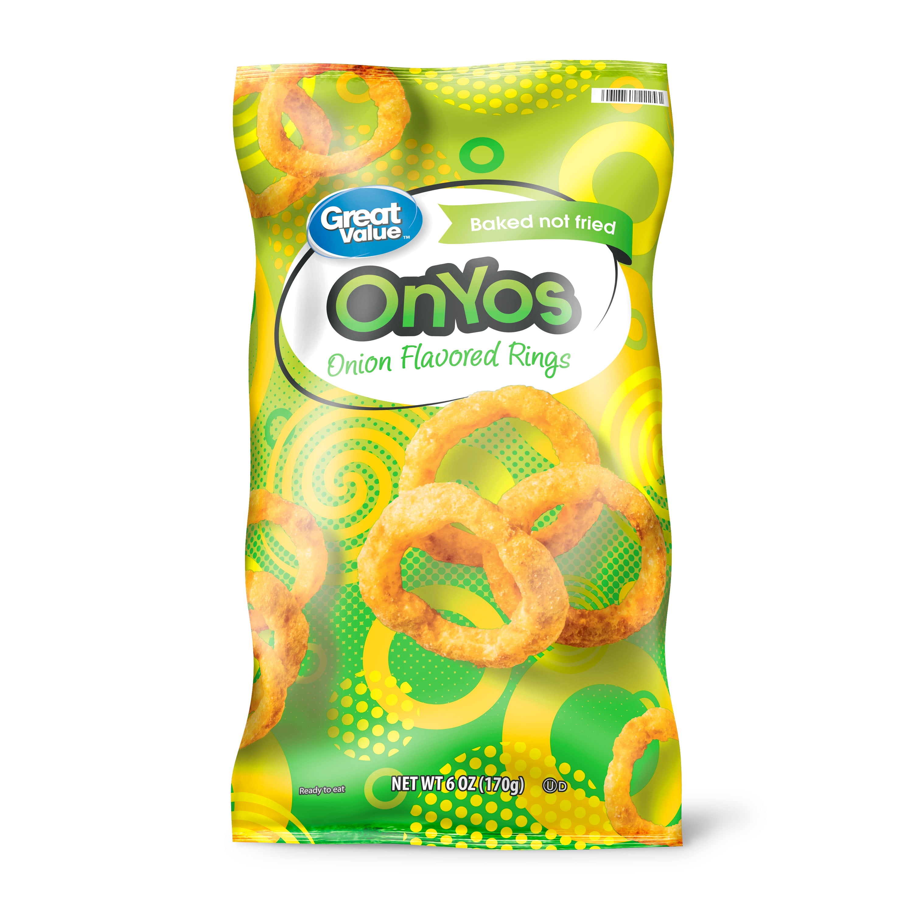 Great Value Onyos Onion Flavored Rings, 6 oz