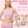 thumbnail image 3 of Electric Razors for Women, 7D Electric Shaver for Women, IPX6 Waterproof with Fast Charge, LED Display, Magnetic Heads, Pink, 3 of 7