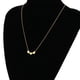 thumbnail image 3 of Collar para mujer, Joyas para mujer, Joyas para mujer Belleza Mujer Collar de cadena con colgante de tres corazones de acero inoxidable el collar, 3 of 4