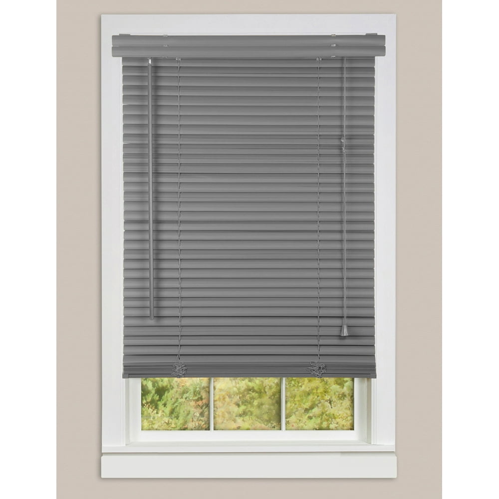 Window Blinds Mini Blinds 1" Slats White Vinyl Blind