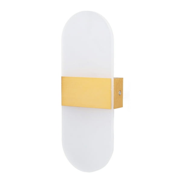Lámpara de pared arriba y abajo, lámpara de pared LED, lámpara de pared moderna acrílica, lámpara de pared LED, estética elegante Jadeshay A
