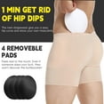 thumbnail image 3 of LALAMELON Men's Padded Underwear Butt Lifter Shapewear Boxer Brief Hip Enhancer with 4 Removable Pads, 3 of 7