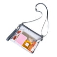 thumbnail image 1 of Bagenius Clear Purse Bolsa transparente aprobada por el estadio con correas extraíbles para el trabajo, eventos deportivos y conciertos, 1 of 5