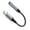Grey, variant on Universal Type C Adapters 3.5mm Stereo Plugs Fit for Mobile Devices Line Control
