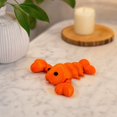 thumbnail image 4 of Tiny 3D Printed Animals Cute Desk Decor 2.2 Inch 3D Printed Squeeze Relaxation Toys Small Shelf Decor for Home Office Gaming Setup, 1 Pack, 4 of 6