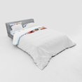 thumbnail image 2 of Ambesonne Christmas Bedding Set 4 Pcs, Winter Snow Field, Queen, Multicolor, 2 of 2