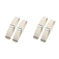 thumbnail image 1 of Youkk 2 Pcs Mode Chemise pour Hommes Manches Brassards Support Élastiqué Femmes Blanc 2x32cm 2Set, 1 of 6