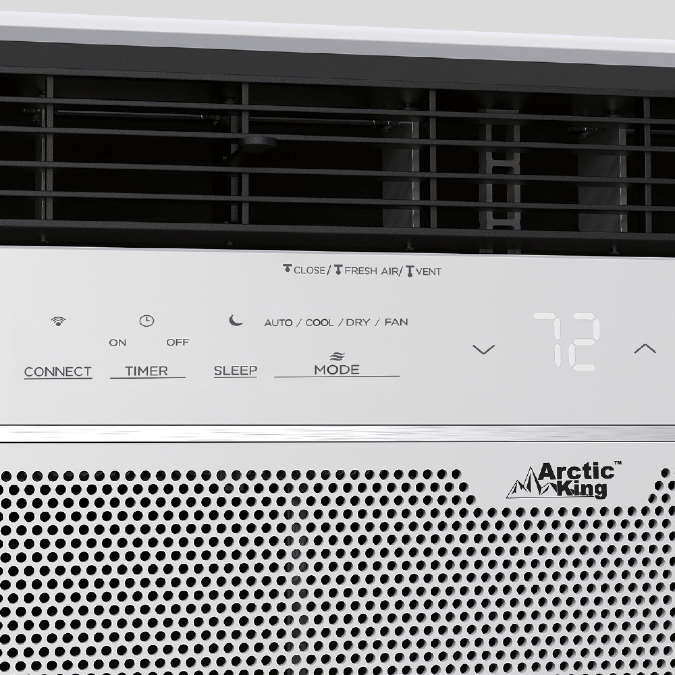 Restored Arctic King 12,000 BTU Smart Window Air Conditioner, Cools Rooms up to 550 Sq. Ft., White, (Refurbished)