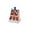 A, variant on Matoen Christmas Decorations Village House Decor Xmas Lantern Decorative Resin House Collectible Buildings Figurine Decoration with LED Light for Kids
