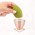 thumbnail image 2 of Unique Bargains Makeup Sponge Holder Beauty Sponge Dry Stand Beauty Sponge Holder for Vanity 1.81"x1.97" Rose Gold Tone, 2 of 7
