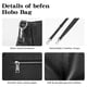 thumbnail image 4 of Bolso Hobo befen de piel auténtica negra para mujer con 2 correas, 4 of 7