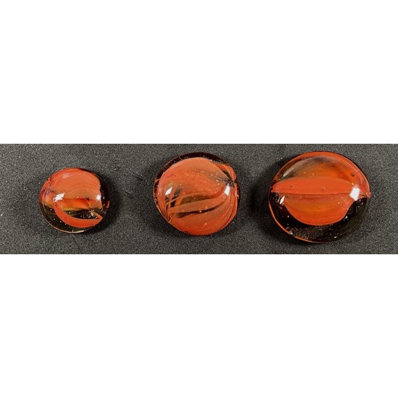 CalCastle Craft 8 oz Acrylic Pebble Marble Vase Filler in Clear Burgundy Orange and Blue Variations (Orange)