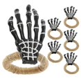 thumbnail image 1 of Napkin Holders Rings Adjustable Napkin Holder Skull Hand Shape For Coffee Shop 6Pcs, 1 of 5