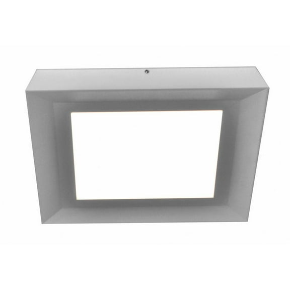 ZUF12121100L30D1SN-AFX-Zurich - 15 Inch 18.5W 1 LED Square Flush Mount-Satin Nickel Finish