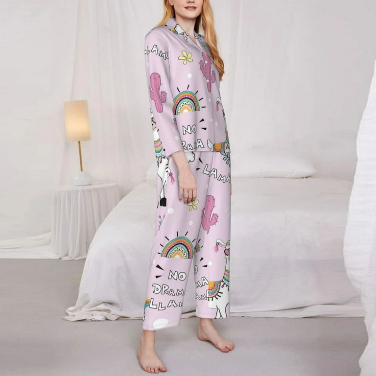Llama print pajamas sale