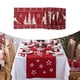 thumbnail image 4 of de mesa navideño, mantel navideño, decorativo, mantel reutilizable para ocasiones festivas y fiestas., 4 of 8