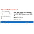 thumbnail image 2 of Valve Cover Gasket Set - Compatible with 2005 - 2009 Nissan Frontier 4.0L V6 2006 2007 2008, 2 of 2
