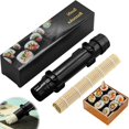 thumbnail image 1 of Sushi bazooka sushi maker Kit With Sushi Rolling Mat,Sushi Roller Mold Food Grade Plastic Rice Vegetable Meat homemade Diy Sushi Making Kit Machine tool kitchen Utensils sushi molds press (black), 1 of 8