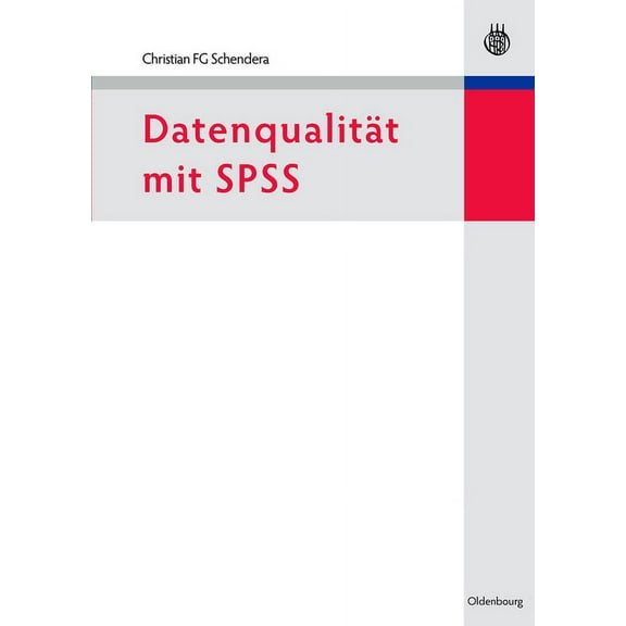 Datenqualitat Mit SPSS, (Paperback)