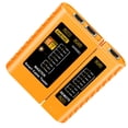 thumbnail image 2 of kanaroous Professional Ethernet Cable Tester for Cat5 Cat5E Cat6 Networks Accurate Network Testing Tool Yellow 103x97mm, 2 of 6