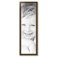 thumbnail image 2 of ArtToFrames 13" x 43" Black Panel With Gold Lip Picture Frame, 13x43 inch Multi Wood Poster Frame (WOM-5092),  Pack, 2 of 7